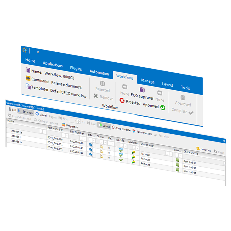 PDM Studio Feature: Predefined ECR & ECO Workflows