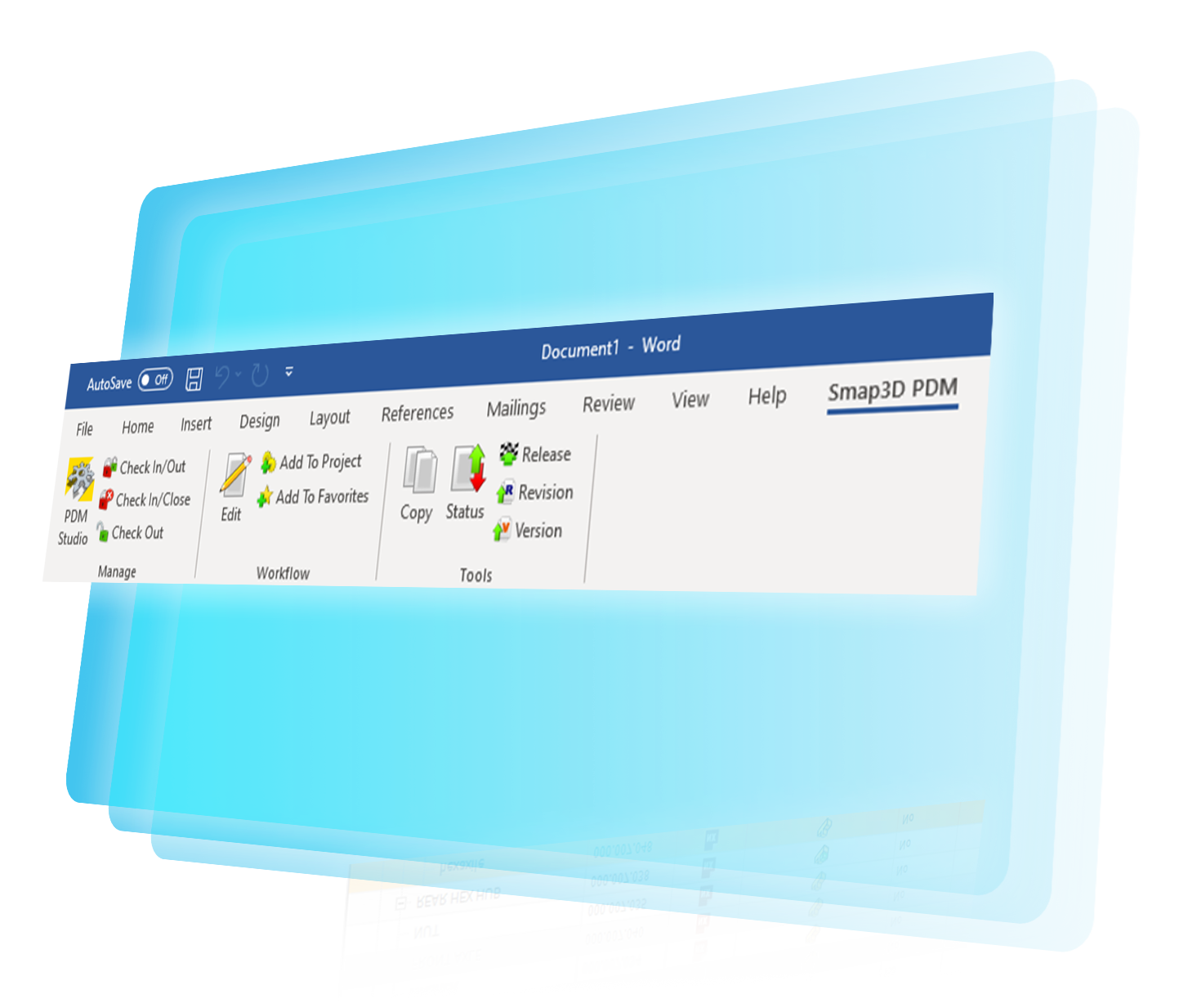 PDM Studio - Integration within Office applications