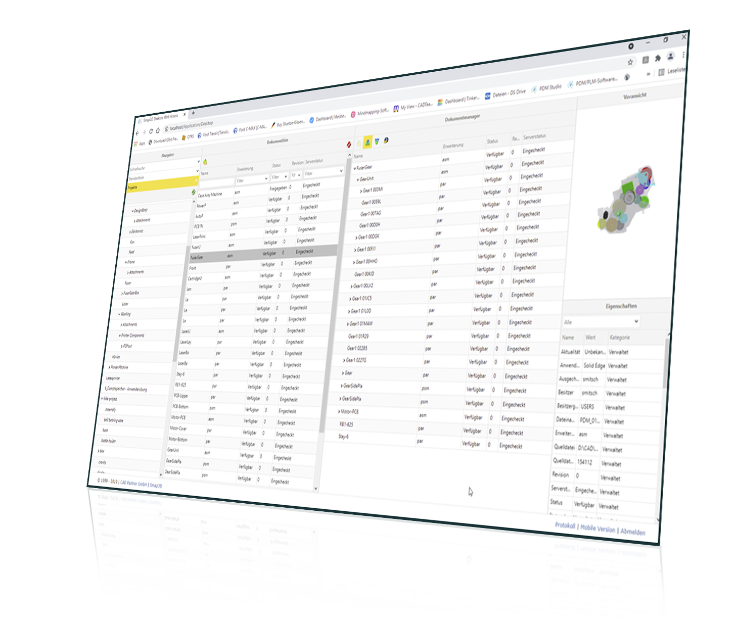 PDM Studio - Web Access per Browser