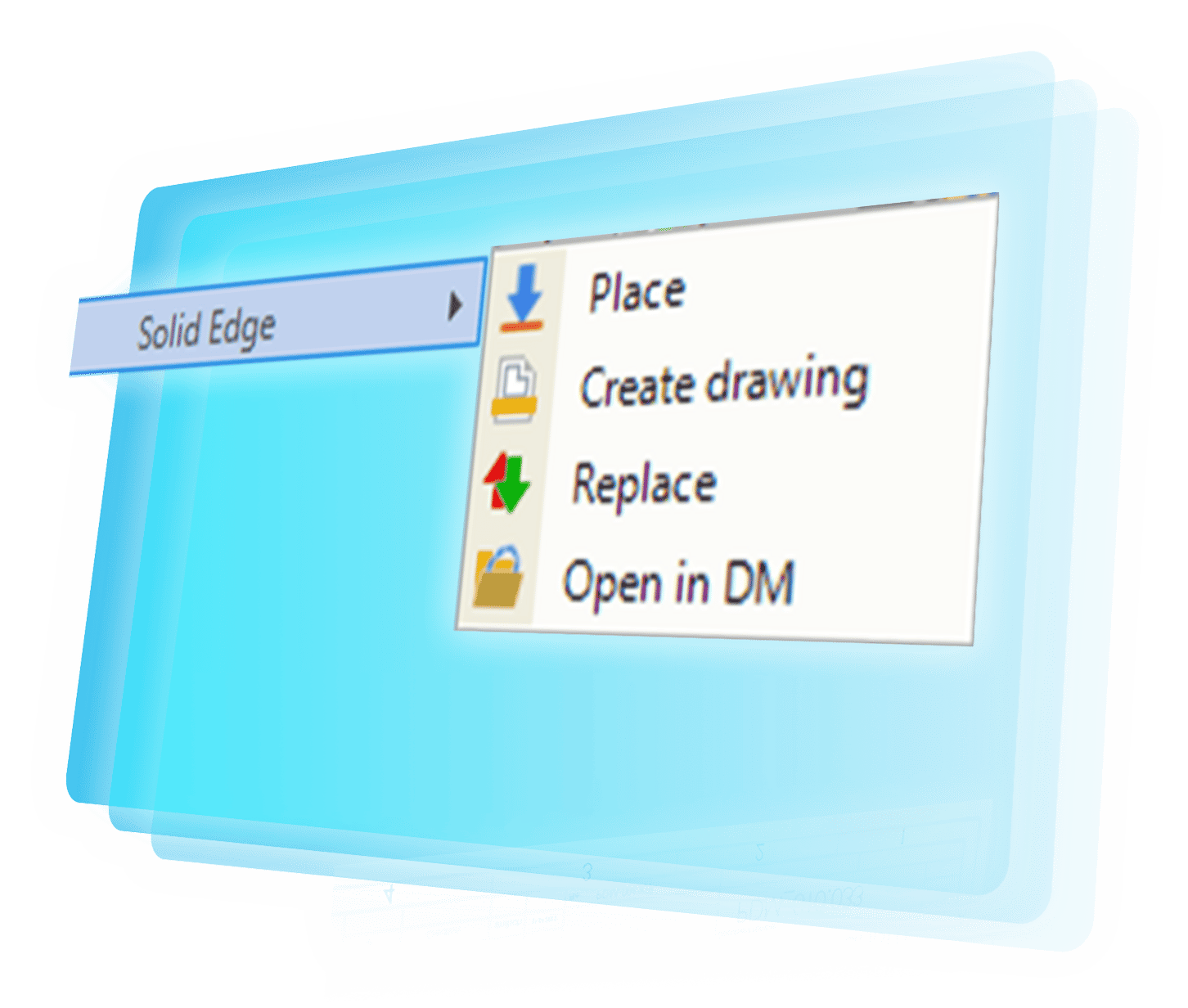 PDM Studio - Place and replace a part in Solid Edge CAD