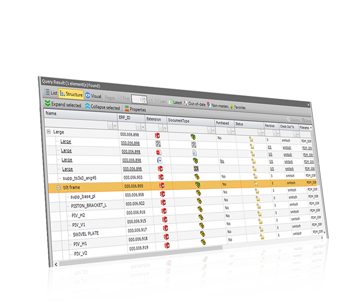 pdms_202410_en_CAD-Intergration_SWX_Baugruppenstruktur